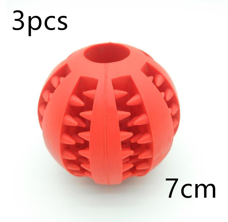 Pet Slow Feeder Dog Toy Cute Funny Rubber Dog Ball Toy - Furry Babiez 