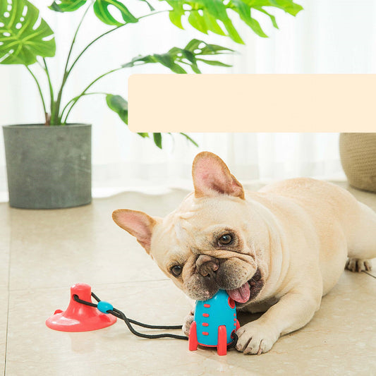 Rocket Dog Toys Leaking Food Dog Bite Toys Bite-resistant Pet Toys - Furry Babiez 