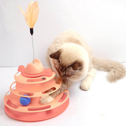 Cat Toys Space Tower Play Board Pet Supplies - Furry Babiez 